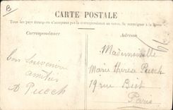 CPA Militaria Montpellier Construction d'un pont par chevalet a 4 pieds