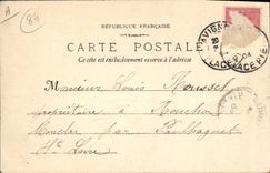 Postal Militaria Aviñón el puente de caballetes