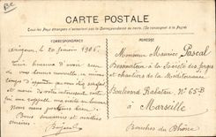 CPA Militaria Avignon 7eme Genie Manoeuvres executees sur le Rhone Ouverture de portieres pour laisser passer un remorqueur 