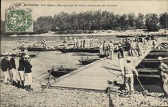 CPA Militaria Avignon 7eme Genie Manoeuvres de pont Ouverture de Portiere 