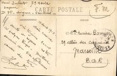 CPA Militaria Avignon Pont de bateaux construit sur le Rhone par le 7eme Genie La parade