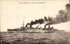 CPA Bateau Jules Michelet Croiseur