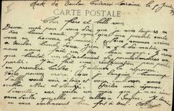 CPA Bateau Jean Bart Cuirasse d'escadre a turbines