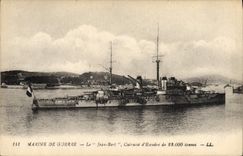 CPA Bateau Le Jean Bart Cuirasse d'escadre