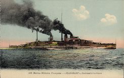 CPA Bateau Jean Bart Cuirasse a turbines