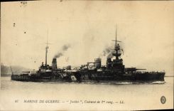 CPA Bateau Justice Cuirasse de 1er rang