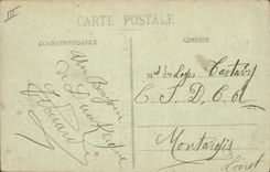 Vintage Postcard Bateau Dunkirk armours It Jean Bart in roads