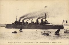 CPA Bateau Jules Michelet Croiseur de 1er rang