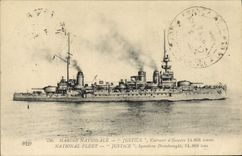CPA Bateau Justice Cuirasse d'escadre 