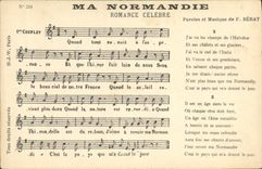 CPA Ma Normandie Berat