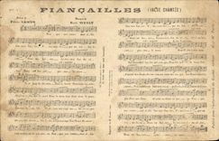 Postal Peticiones de mano Lemon Wesly