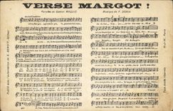 Postal paga a Margot Gaston Maquis Doria