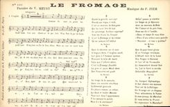 CPA Le fromage meusy Ziem