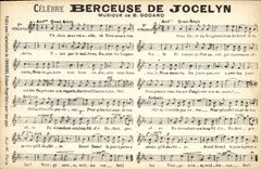 CPA Celebre Berceuse de Jocelyn Godard