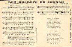 CPA Les regrets de Mignon Villemer Delormel Boissiere
