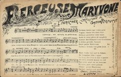 CPA Berceuse pour Maryvone Durocher Gaston Perducet
