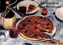 Modern Postcard Receipt of the pizza pie Of Provence