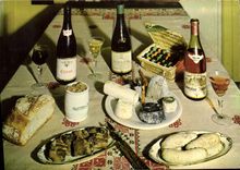 Modern Postcard Loire Valley regional Specialities