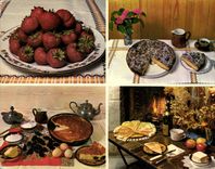 Modern Postcard Brittany Breton Desserts