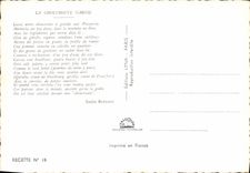 CPM Recette de La Choucroute Alsacienne