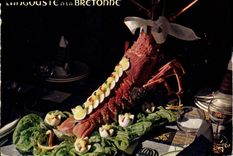 CPM Langouste a la Bretonne