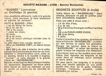 Lyons Modern Postcards Bugnes or auricles Fritters breaths