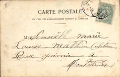 Vintage Postcard Fantasy Woman comic months October