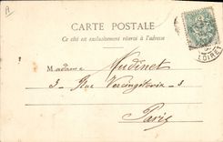 Vintage Postcard Fantasy Woman 4 rules the subtraction