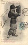 CPA Fantaisie Enfant la coquetterie du ramoneur 