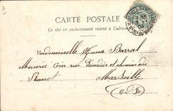 Vintage Postcard Fantasy comic months July