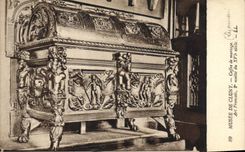 CPA Musee de Cluny Coffre de mariage Art Francais 