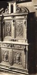 Vintage Postcard Musee of lcuny Cabinet has two doors