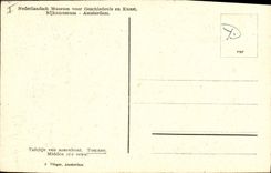 CPA Rijksmuseum Amsterdam Tafeltje