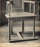 Vintage Postcard Museum of Decorative Arts Chair France Peyre Legacy