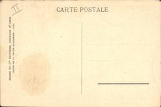 Vintage Postcard Alsatian Interior