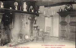 CPA Normandie Interieur Normand 
