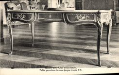 CPA Musee des Arts Decoratifs Table garniture bronze epoque Louis XV 