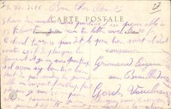 Vintage Postcard Foolleville Church Tomb of François de Lannoy and Marie de Hangest