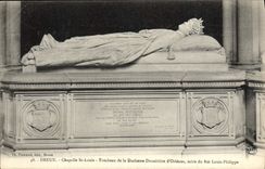 CPA Dreux Chapelle St Louis Tombeau de la Duchesse Douairiere d'Orleans mere du Roi Louis Philippe 