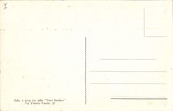 Vintage Postcard Roma Cimitiero dei Cappucini