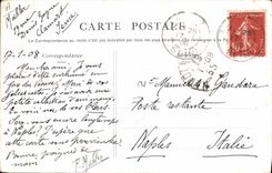 Vintage Postcard Dog Dogs Pup Race Blue Basset hound of Gascogne French current Dog