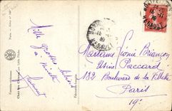 Vintage Postcard Chien Dogs Pup Wait I have two words has to say to you