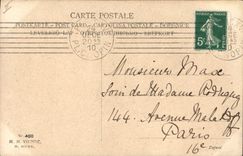 Vintage Postcard Dog Dogs Pup Champagne Christmas