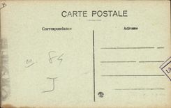 Postal Militaria Aviñón Puesta tiene el agua de una barca por la 7.o Ingeniería