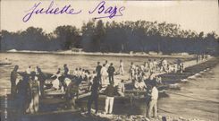 CPA Militaria Avignon Pont sur le Rhone par le 7eme genie