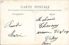 CPA Militaria Construction d'un pont par le genie