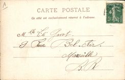 Vintage Postcard Boat Jaureguiberry