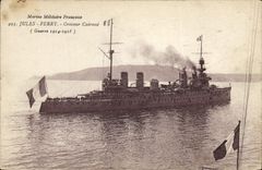 CPA Bateau Jules Ferry Croiseur Cuirasse