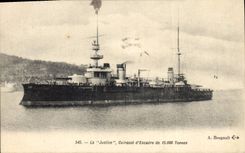 Vintage Postcard Bateau Justice Armours squadron