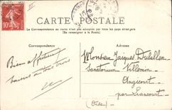 Vintage Postcard Boat Pallice Squadron of North the Joan of Arc